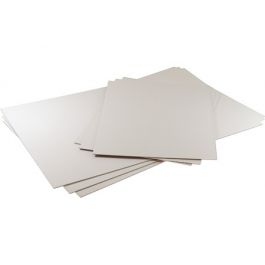 Achterkarton Wit 21,6x27,9cm 4-Laags (25 stuks) [BACK811]