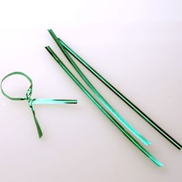 Bindstrips 10,2x0,4cm Groen Metallic Plastic (1000 stuks) [TT4MGR]