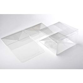Plastic Doosjes 14,9x14,9x7,6cm Voedselveilig Autolock Bodem (25 stuks) [PLB203]