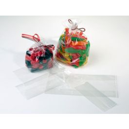 Plastic Zakken 8,9x5,7x30,5cm met zijvouw (100 stuks) [GB26]