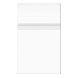 Plastic Zakken 13,8x18,4+3,2cm Premium met beschermende Sluiting (100 stuks) [PR75]