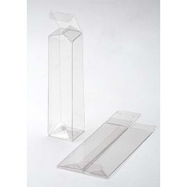 Plastic Doosjes 6,5x6,5x30,6cm Autolock Bodem (25 stuks) [PLB145]