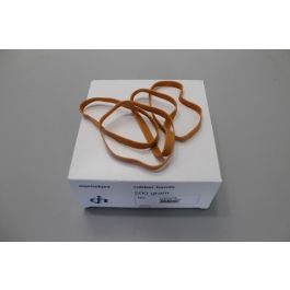 Elastiekjes Bruin 125x8 mm (500 gram) [EL5B248]