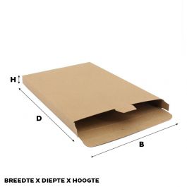 Verzenddoosjes 30,5x42x9cm Bruin (50 st.) [FP-VPD023]