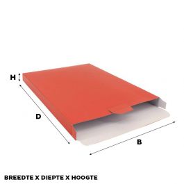Verzenddoosjes 30,5x42x9cm Rood (50 st.) [FP-VPD025]