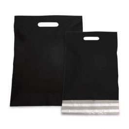 Plastic Verzendtassen 30x40+7cm Zwart (250 st.) [FP-VZQ032]
