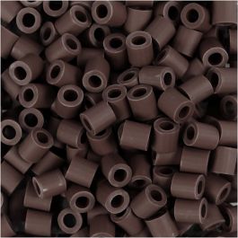 BioBeads van NABBI, afm 5x5 mm, gatgrootte 2.5 mm, medium, bruin, 3000 stuk/ 1 doos [HOB-906781]