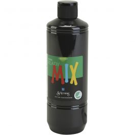Greenspot Plakaatverf, matt, zwart, 500 ml/ 1 fles [HOB-642284]