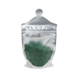 Stazakken Pot Vorm met Frosted Voorzijde 14x6x22,9cm (100 Stuks) [SP3FJ]