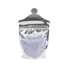 Stazakken Pot Vorm met Transparante Voorzijde 14x6x22,9cm (100 Stuks) [SP3J]