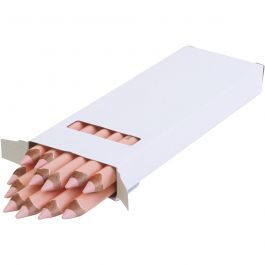 Edu Jumbo Kleurpotlood, dikte 10 mm, vulling 6,25 mm, lichtroze, 12 stuk/ 1 doos [HOB-408029]