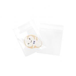 Plastic Zakken 11,9x11,7cm Transparant en Hersluitbaar (100 stuks) [B44M]