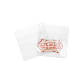 Plastic Zakken 14,4x10,8cm Transparant en Hersluitbaar (100 stuks) [B45SPC]