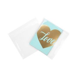 Plastic Zakken 20x14,6cm Transparant en Hersluitbaar (100 stuks) [B5XL]