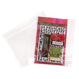 Plastic Zakken 23,5x15,9cm Transparant en Hersluitbaar (100 stuks) [B69]