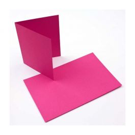 Kaarten Roze 17,8x12,4cm (50 stuks) [PC008]