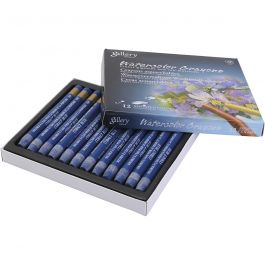 Aquarelkrijt, kobalt blauw (338), 12 stuk/ 1 doos [HOB-427353]