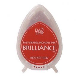 Inktkussen Brilliance Dew drops Rocket Red (1 st) [BD-000-023]