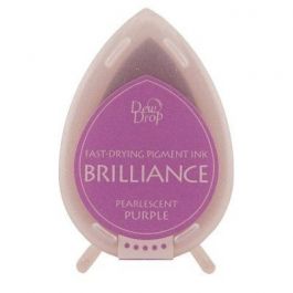 Inktkussen Brilliance Dew drops Pearlescent Purple (1 st) [BD-000-036]