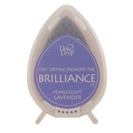 Inktkussen Brilliance Dew drops Pearlescent Lavender (1 st) [BD-000-037]