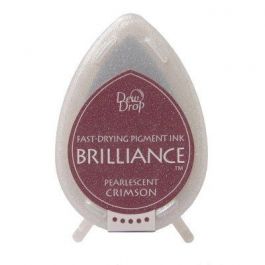 Inktkussen Brilliance Dew drops Pearlescent Crimson (1 st) [BD-000-062]