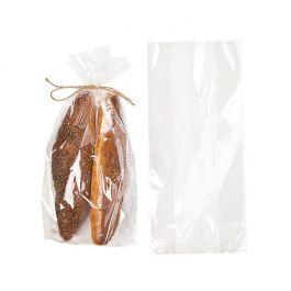 Zakken milieuvriendelijk ECO 15,2x8,3x34,3cm met zijvouw Voedselveilig (100 stuks) [BGB7]