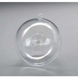 Plastic Bal transparant 12cm (25 stuks) [PEP-1002120]