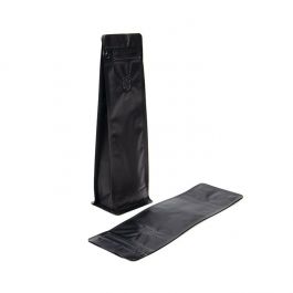 Koffie Zakken Met Ventiel Matte Zwart 7,9x6x26cm (50 Stuks) [BBC1MB]