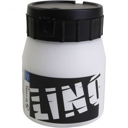 Linoleum Verf, wit, 250 ml/ 1 Doosje [HOB-647101]