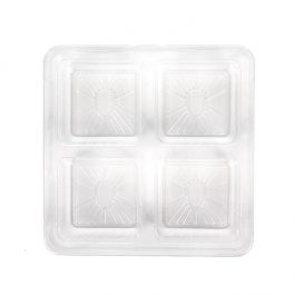 Doosjes voor Chocolaatjes voor 4 stuks 10,3 x 2,5 x 10,3 cm (25 stuks) [CTBS22]