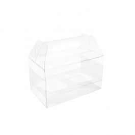 Cupcake doos set voor 2 stuks  17.8 x10.2 x10.2 cm (100 stuks) [CBS173]