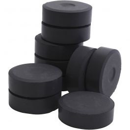 Waterverf, zwart, H: 19 mm, d 57 mm, 10 stuk/ 1 doos [HOB-627284]
