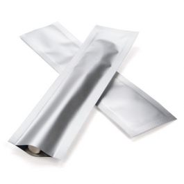 Plastic Zakken Zilver 3,8x15,2cm Sealbaar permanente Sluiting (100 stuks) [CRB6S]