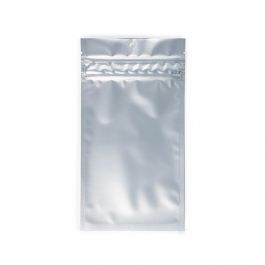 Kinderveilige Gripzakken Mat Zilver 10.2 x16.5 cm (100 stuks) [CRHZB5MS]