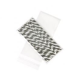 Plastic Zakken 10,4x22,7cm Transparant en Hersluitbaar (100 stuks) [B48]