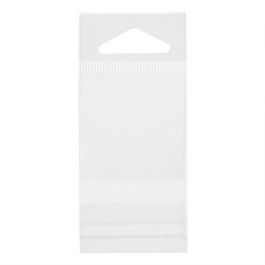 Headerbags 4,5x4,5cm Hersluitbaar en Kristalhelder (100 stuks) [HB1]