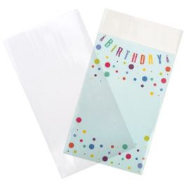 Plastic Zakken 14x26cm Gelamineerd en geen Klep (100 stuks) [LB510NF]