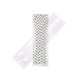 Plastic Zakken 6,4x5,1x24,8cm met zijvouw (100 stuks) [GB22]