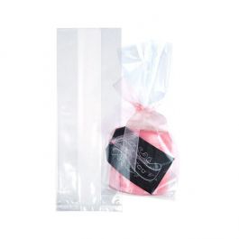 Plastic Zakken 8,9x5,7x24,8cm met zijvouw (100 stuks) [GB25]