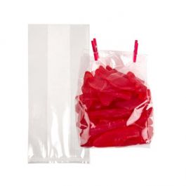 Plastic Zakken 7,6x5,1x16,5 cm met zijvouw (100 stuks) [GB6]