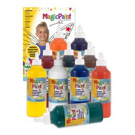 Toververf, assorti van 10 kleuren Assorti 10x500ml in Fles (1 st.) [COL-BC050090]