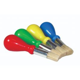 Handygrip kinderkwast Assorti 100mm in zak (4 st.) [COL-KWHANDY]