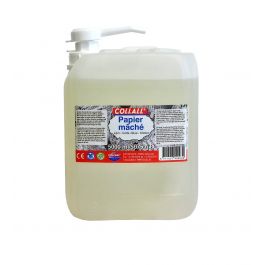 Papier Maché lijm Transparant 5000ml in Jerrycan (1 st.) [COL-MP5000]