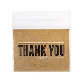 Plastic Zakken 13,7x10,8cm Transparant en Hersluitbaar (100 stuks) [B4]