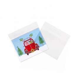 Plastic Zakken 14,4x10,8cm Transparant en Hersluitbaar (100 stuks) [B45S]