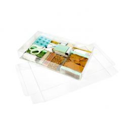 Plastic Doosjes 19,1x5,1x32,2cm Kristalhelder (25 stuks) [FPB260]