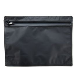 Plastic Zakken Mat Zwart 30,5x10,2x22,9cm met Kindveilige Sluiting (10 stuks) [CRZ912B]