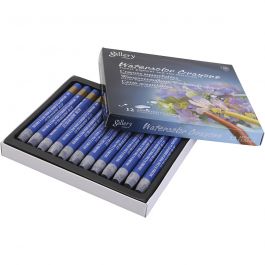 Aquarelkrijt, ultra marine, 12 stuk/ 1 doos [HOB-427356]