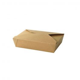 Take-Away Kartonnen Dozen Bruin 1100 ml (280 stuks) [GB-DFC01632]