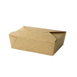 Take-Away Kartonnen Dozen Bruin 1500 ml (180 stuks) [GB-DFC01662]